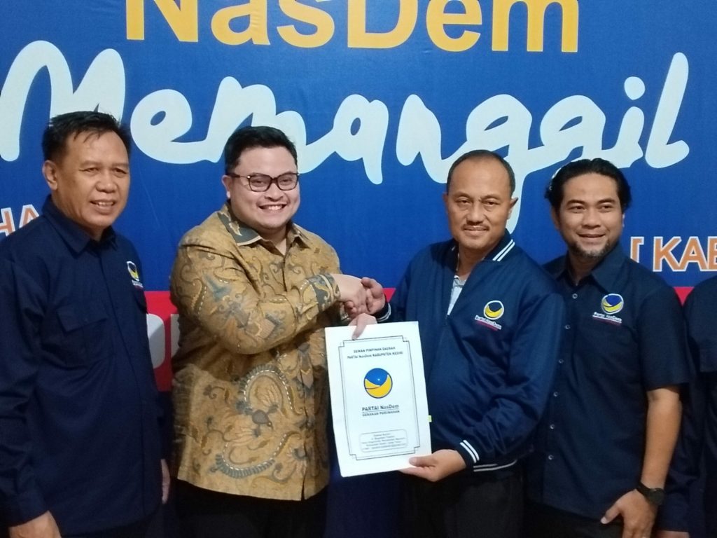 Mas Dhito Daftar Bacabup ke Partai Nasdem: Visi Misi Saya Sama