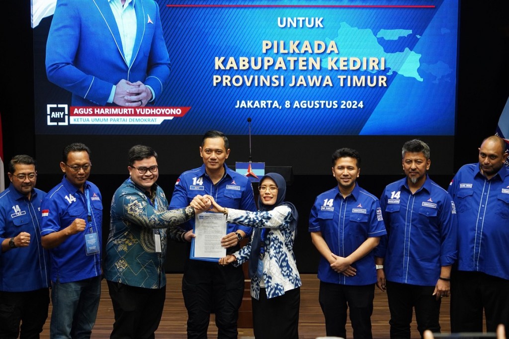 Partai Demokrat Resmi Usung Dhito-Dewi di Pilbup Kediri 2024