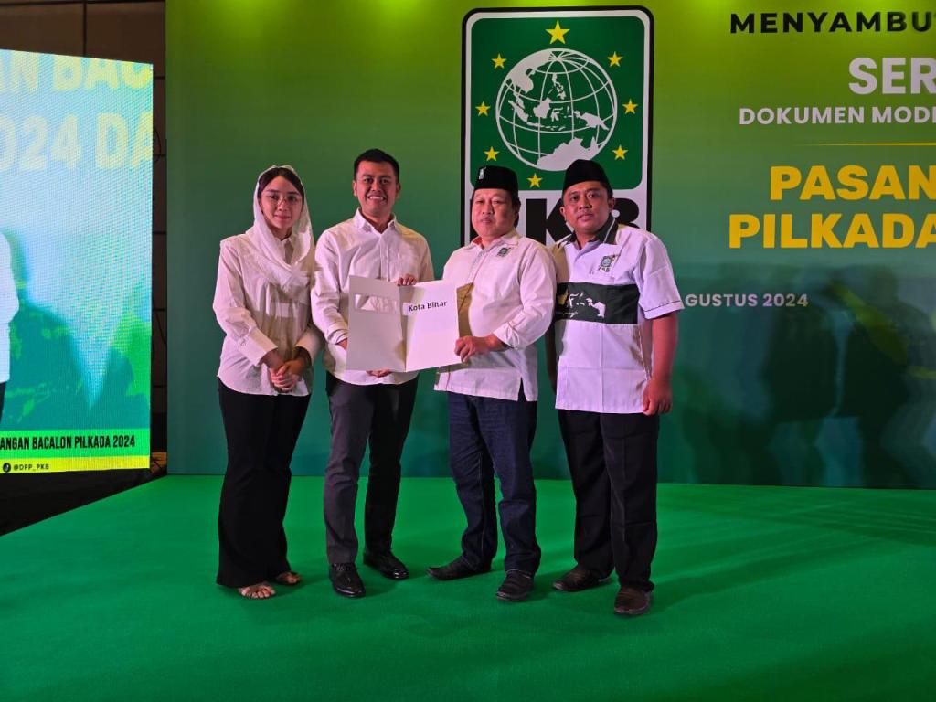 Ibin dan Elim Terima Rekomendasi PKB di Pilkada Kota&nbsp;Blitar