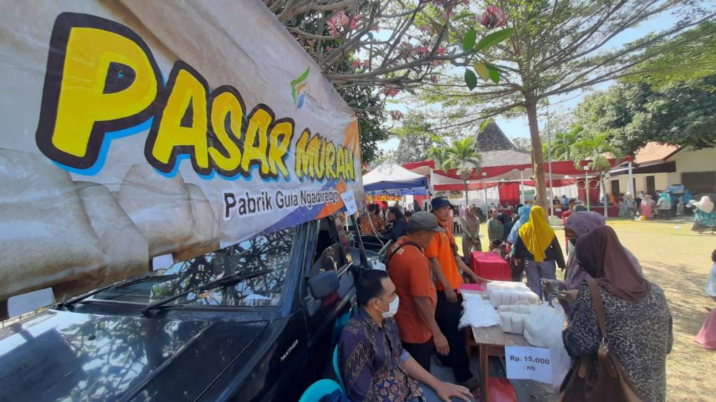 Pasar Murah di Menang Kediri, Beras 1 Ton Ludes Hanya dalam&nbsp;Sejam