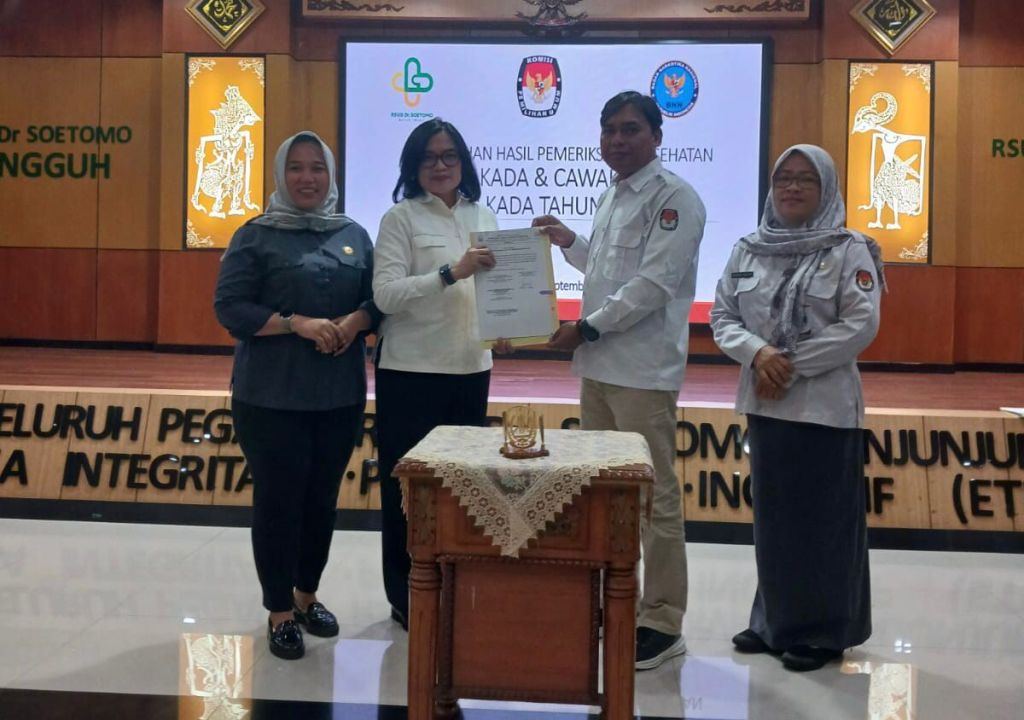 Soal Hasil Pemeriksaan Kesehatan 2 Paslon Pilkada Kabupaten Blitar, Ini Penjelasan&nbsp;KPU